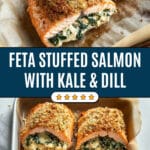 Feta Stuffed Salmon Recipe