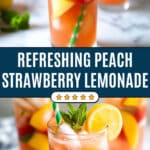 Peach Strawberry Lemonade Recipe