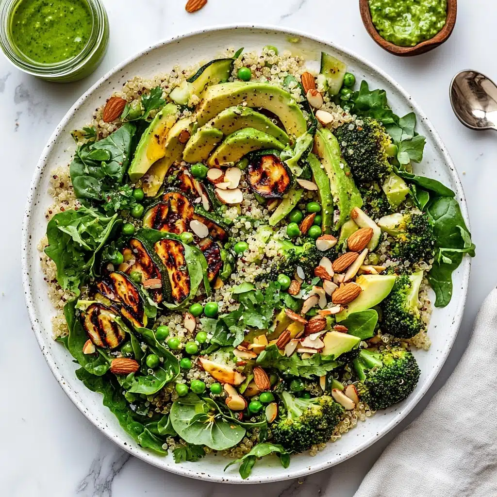 Roasted Green Vegan Salad Recipe - Recipe Image