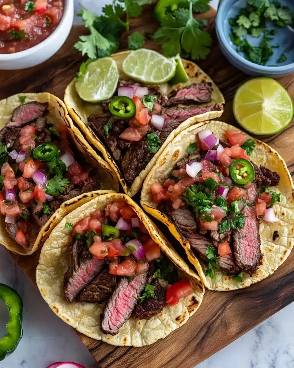 Carne Asada Skirt Steak Tacos Recipe