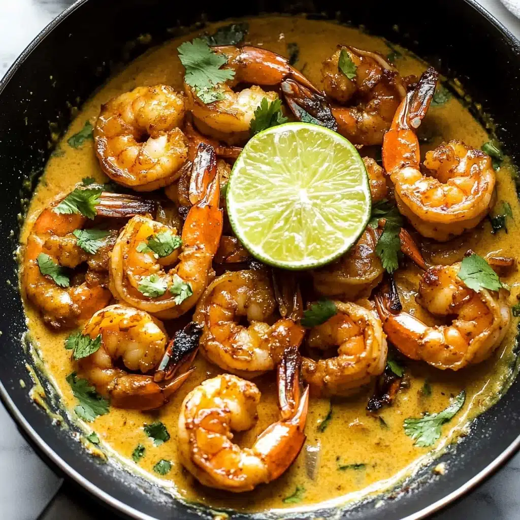 20 Minute Honey Garlic Butter Shrimp in Coconut Milk Recipe - Recipe Image