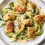 Chicken Alfredo with Zucchini Noodles Recipe