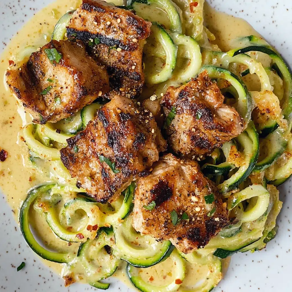Chicken Alfredo with Zucchini Noodles Recipe - Recipe Image