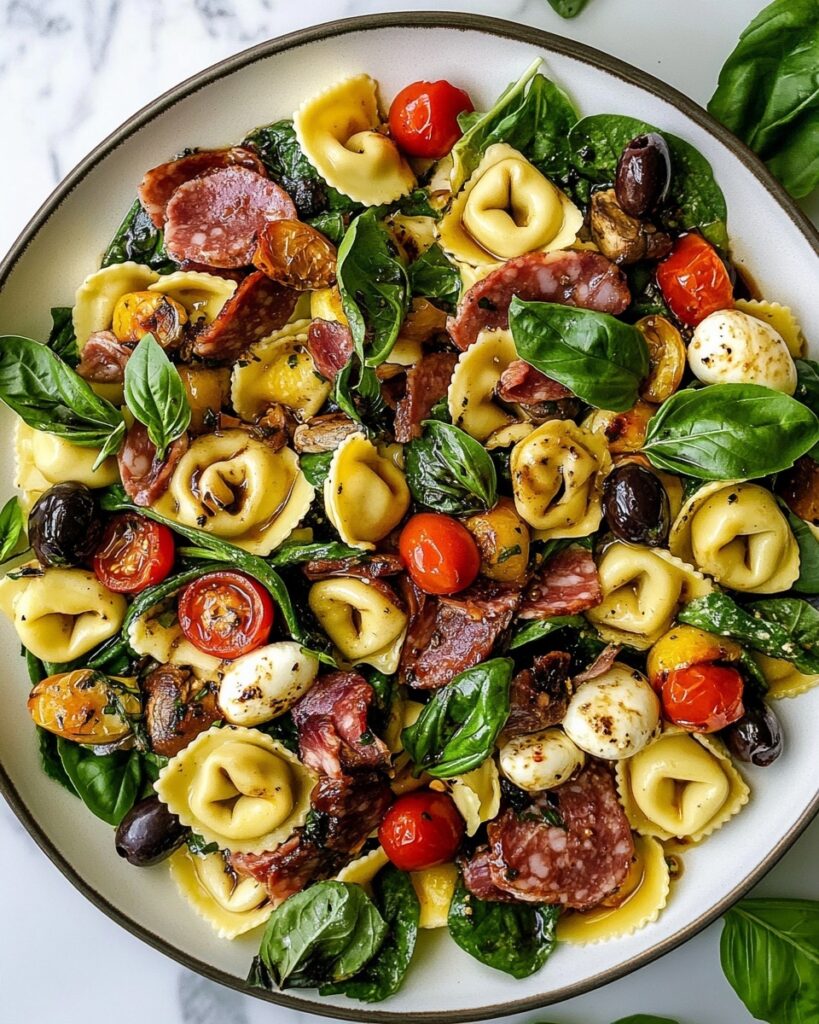 Tuscan Tortellini Pasta Salad Recipe