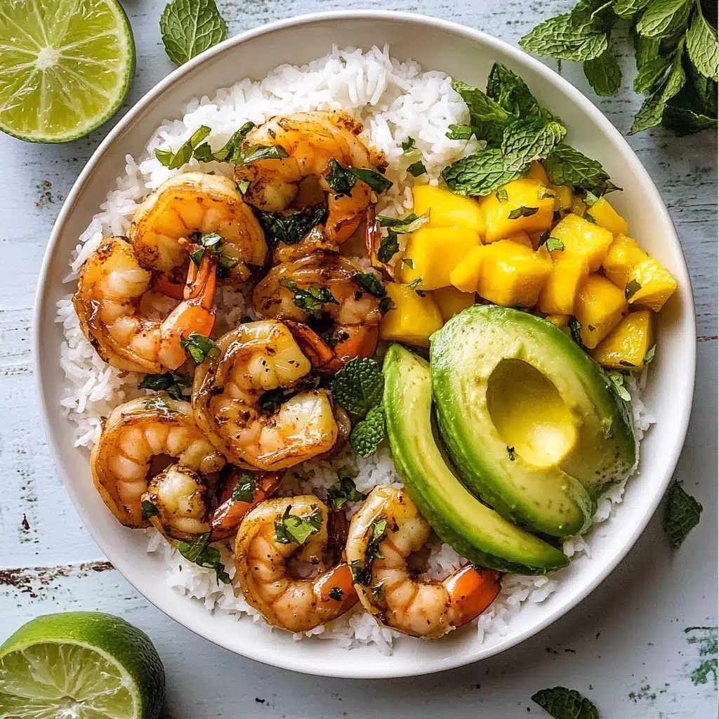 20 Minute Honey Garlic Butter Shrimp in Coconut Milk Recipe - Recipe Image