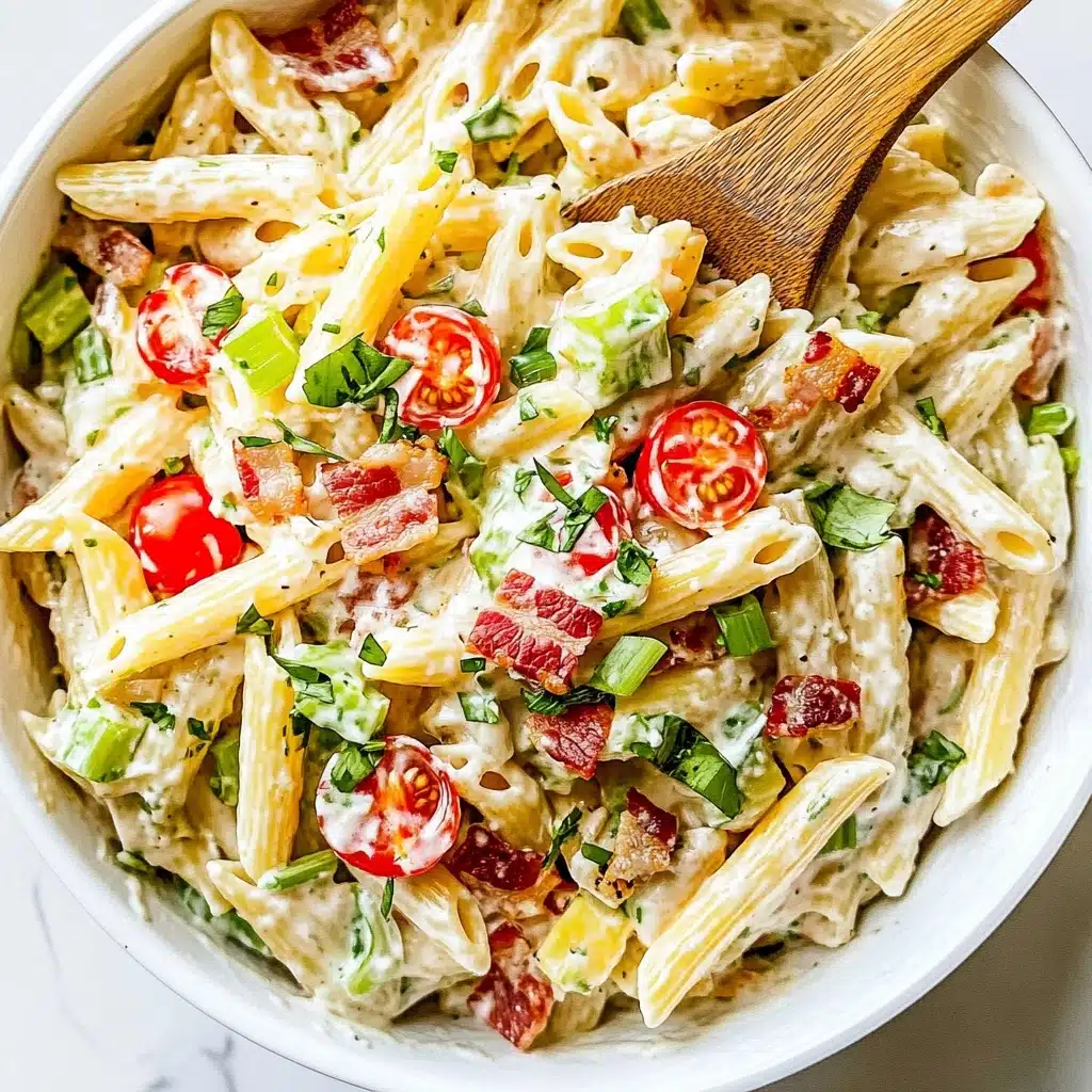 Chicken Club Pasta Salad Recipe - Recipe Image