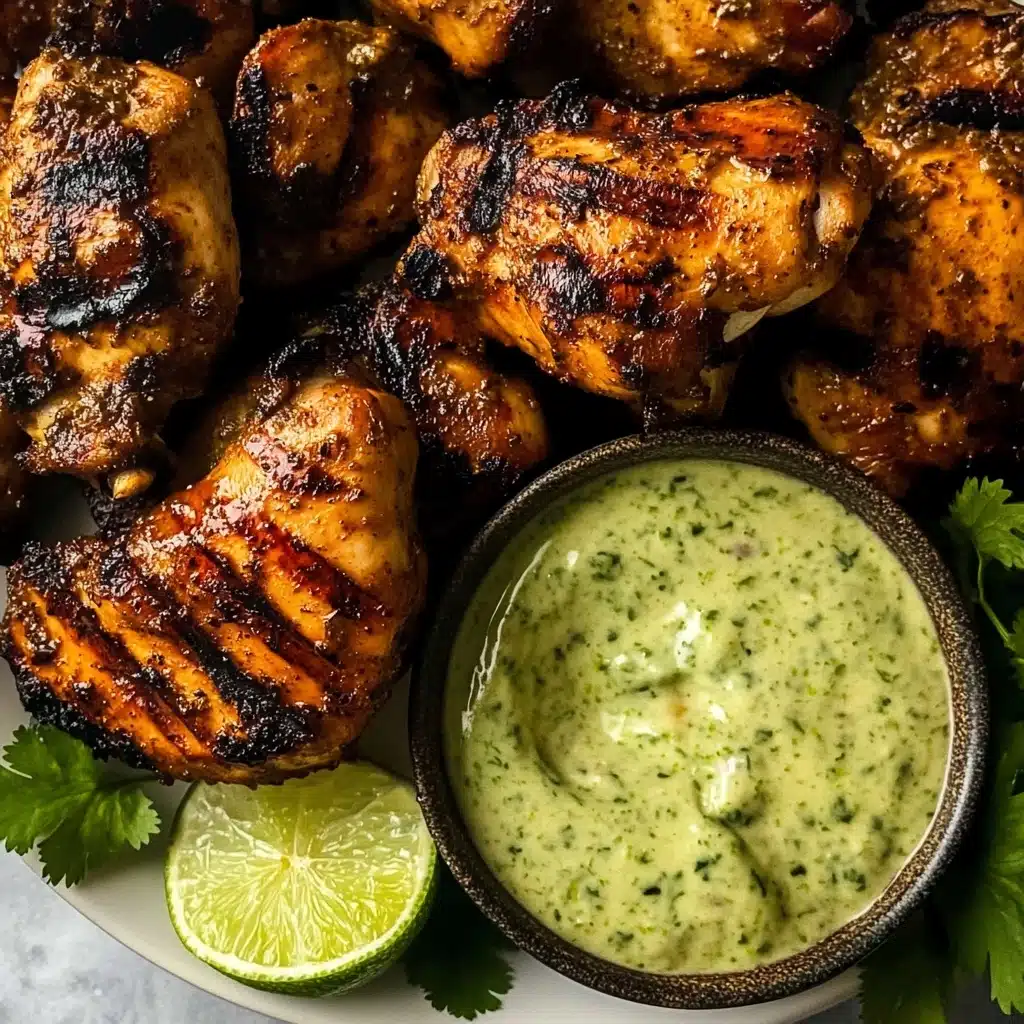 Peruvian Chicken with Green Sauce Recipe - Recipe Image