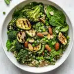 Roasted Green Vegan Salad Recipe