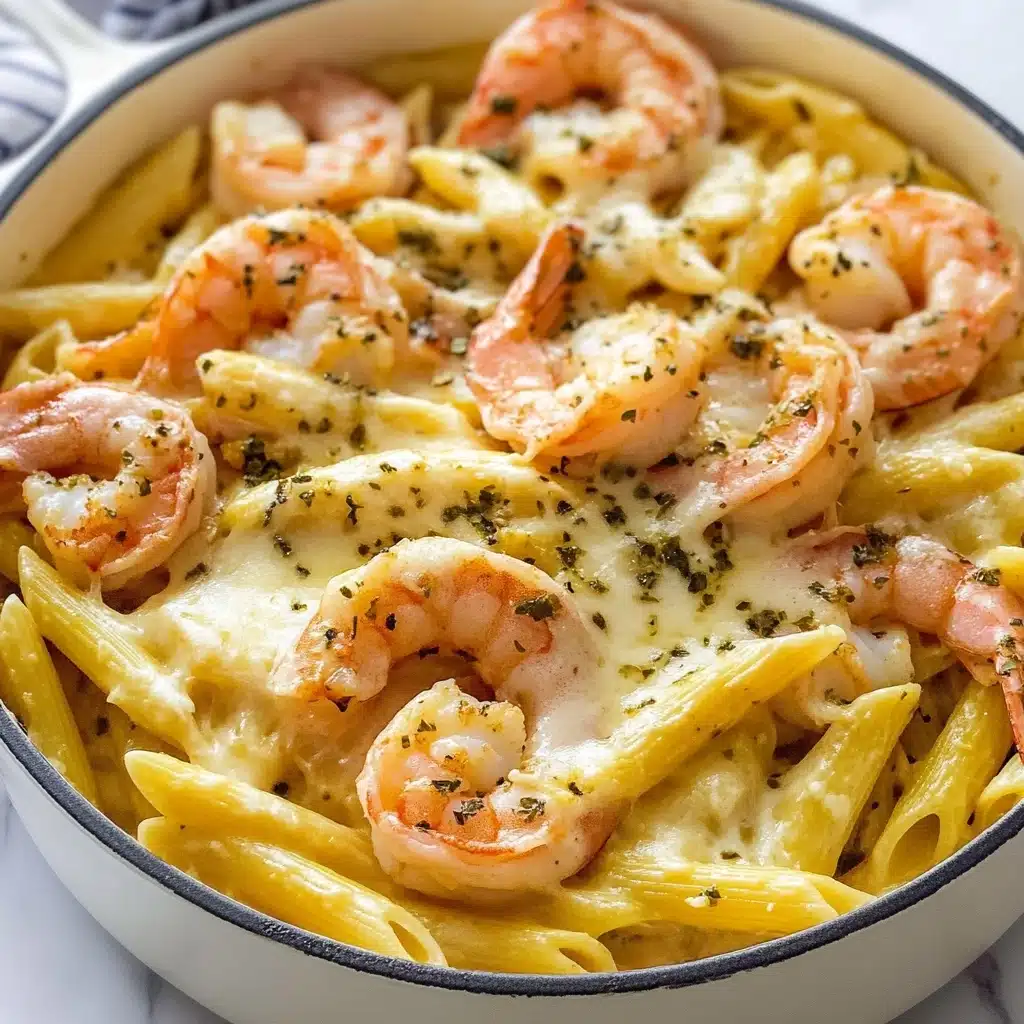 Cheesy Shrimp Pasta Casserole Recipe - Recipe Image