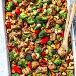Sheet Pan Cashew Chicken Recipe