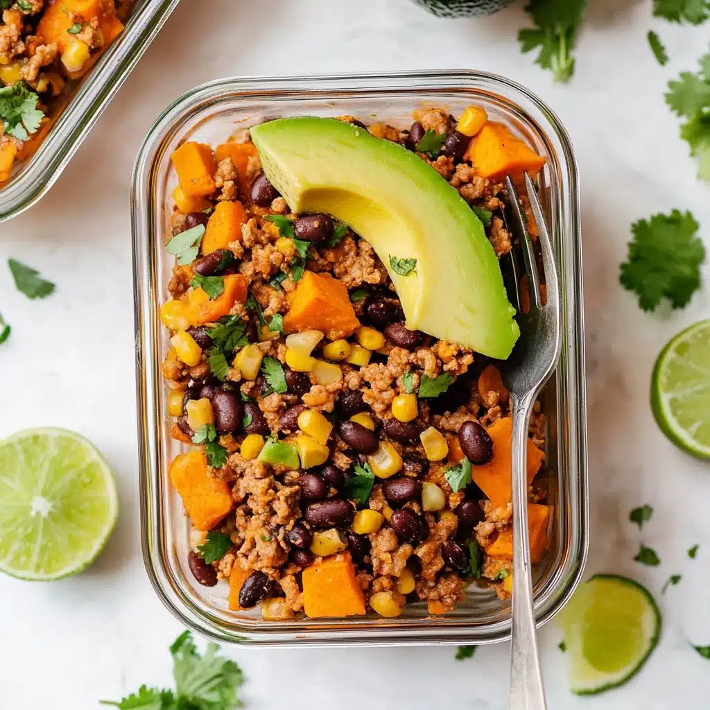 Ground Turkey Skillet with Sweet Potatoes and Black Beans Recipe - Recipe Image