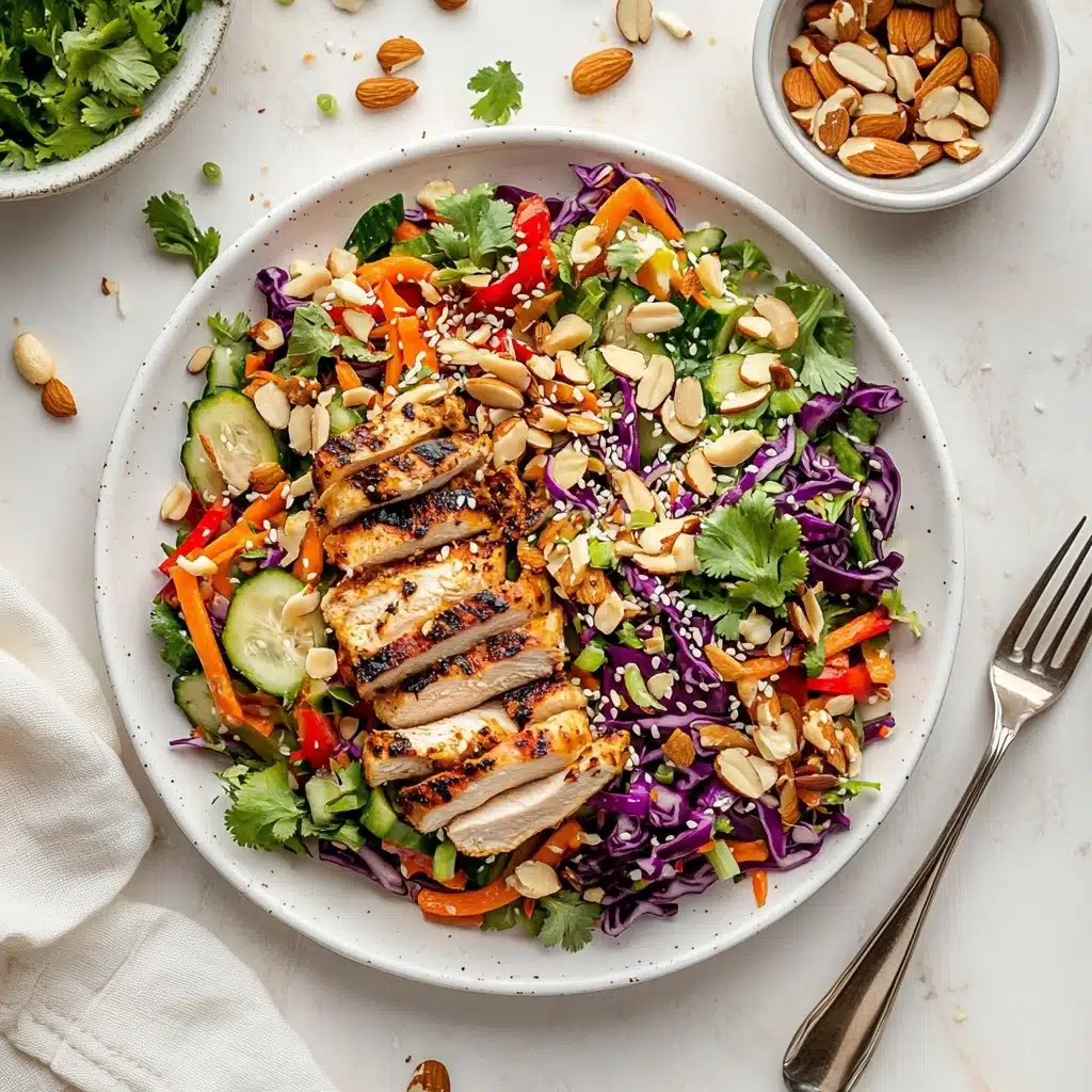 Sesame Chicken Cabbage Crunch Salad Recipe - Recipe Image