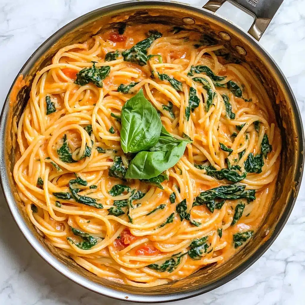 Easy One Pot Creamy Tomato Pasta Recipe - Recipe Image