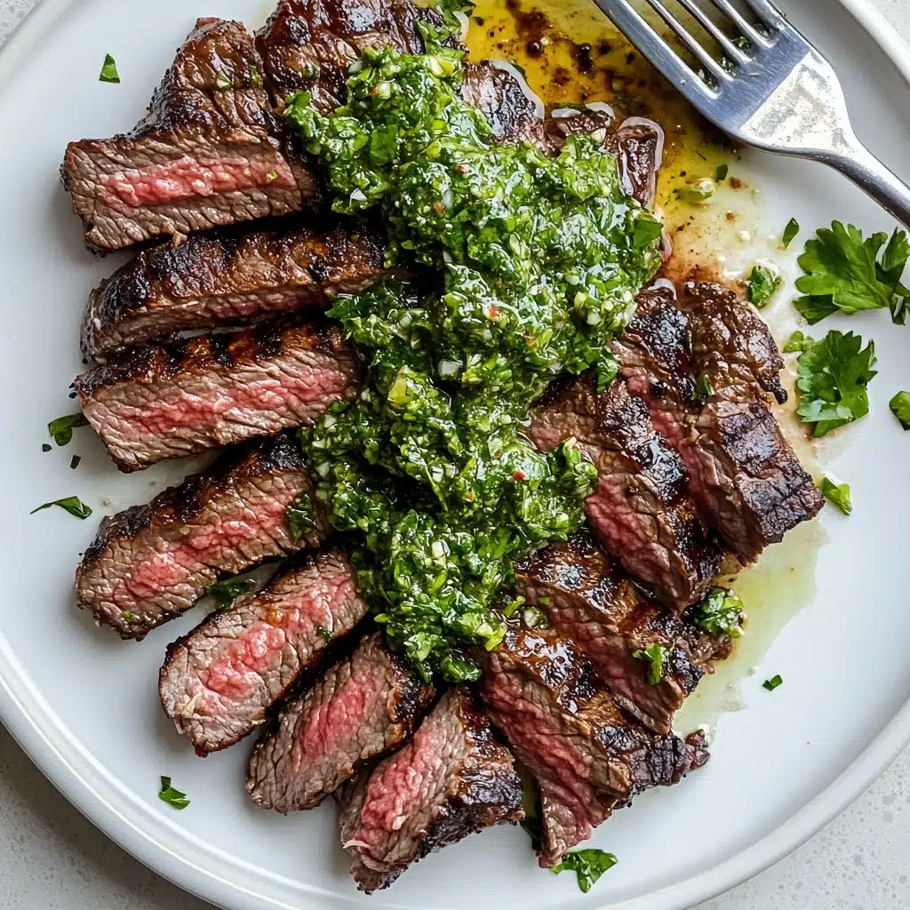 Brazilian Skirt Steak with Chimichurri Sauce Recipe - Recipe Image
