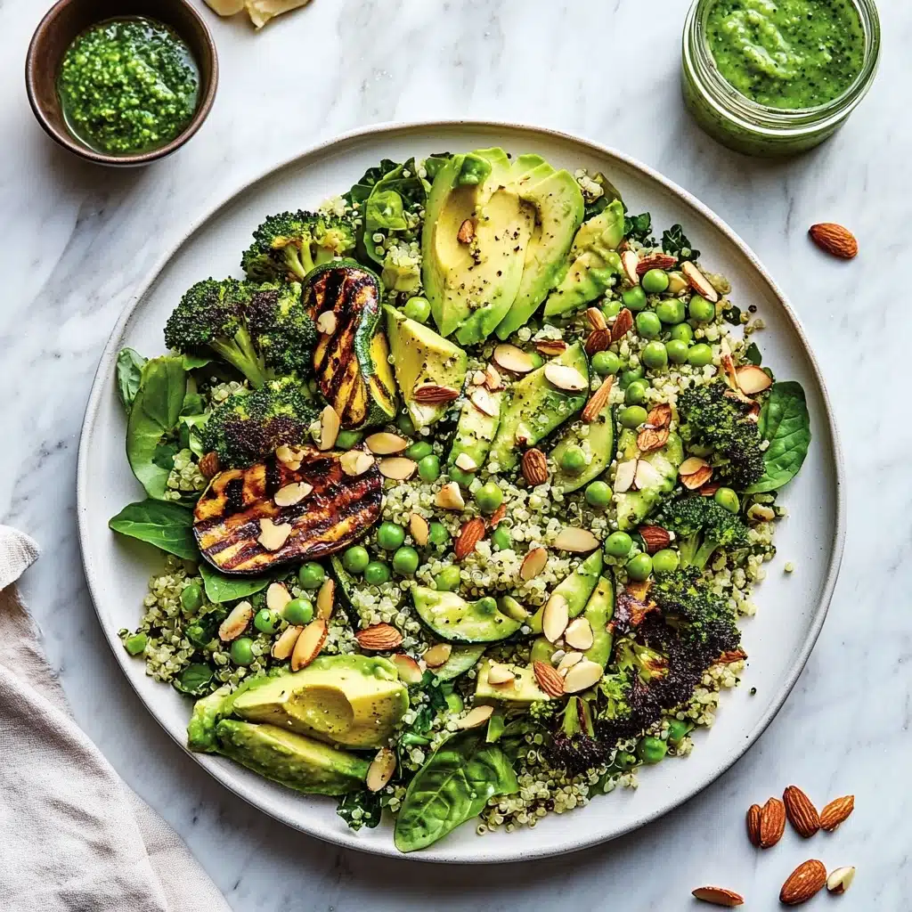 Roasted Green Vegan Salad Recipe - Recipe Image