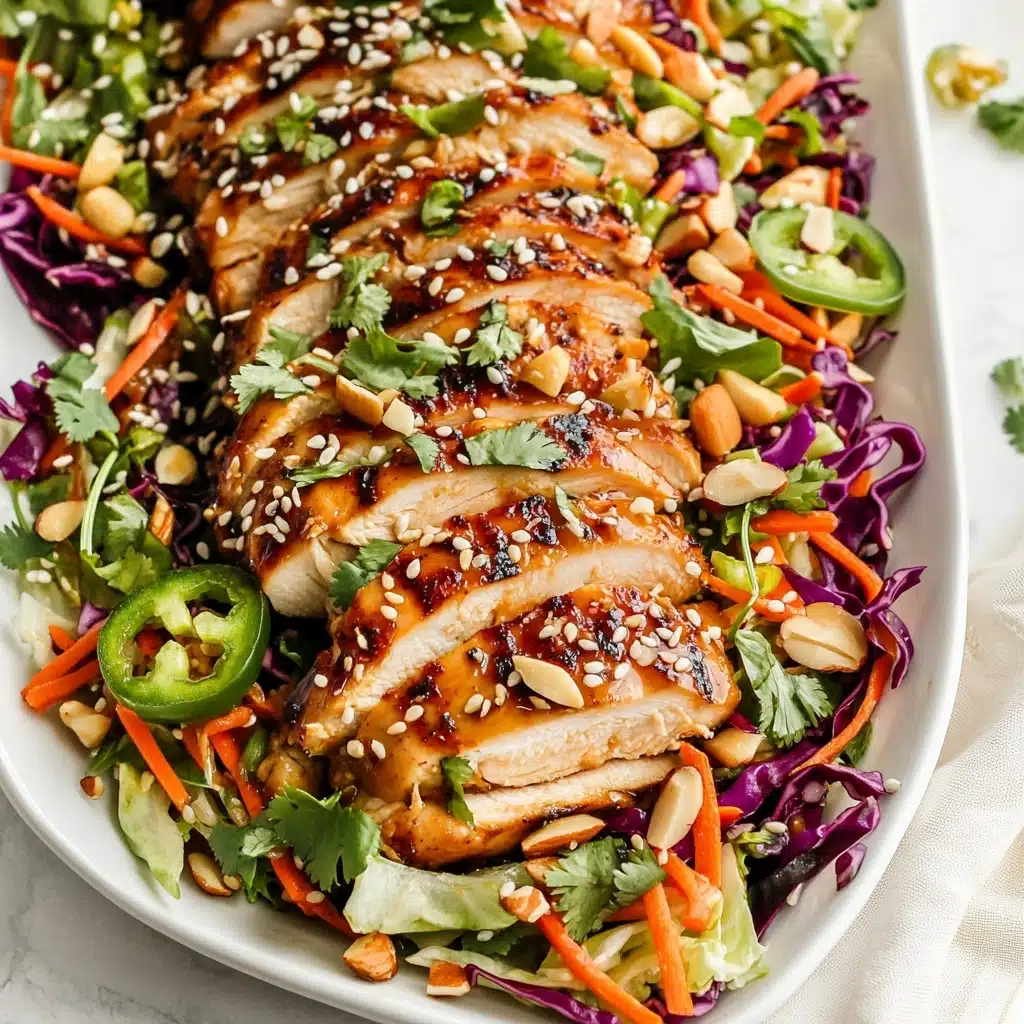 Sesame Chicken Cabbage Crunch Salad Recipe - Recipe Image