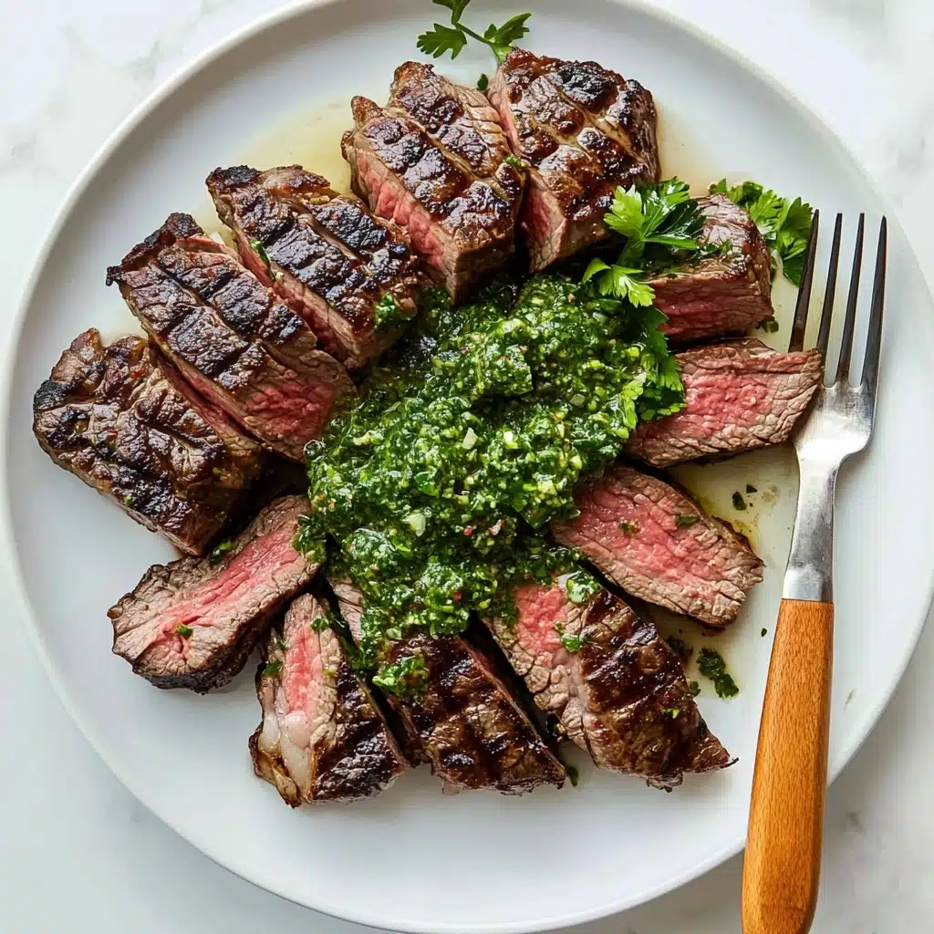Brazilian Skirt Steak with Chimichurri Sauce Recipe - Recipe Image