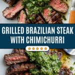 Brazilian Skirt Steak with Chimichurri Sauce Recipe