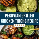 Peruvian Chicken with Green Sauce Recipe