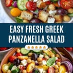 Greek Panzanella Salad Recipe