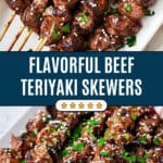 Beef Teriyaki Skewers Recipe