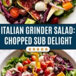Grinder Salad: Italian Chopped Sub Salad Recipe
