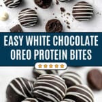 White Chocolate Oreo Protein Balls Recipe