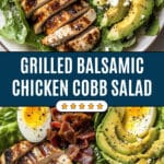 Grilled Balsamic Chicken Cobb Salad Recipe