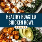 Roasted Chicken, Sweet Potato, and Kale Bowls Recipe