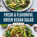 Roasted Green Vegan Salad Recipe