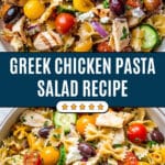 Greek Chicken Pasta Salad Recipe