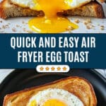 Air Fryer Egg in Toast Cups Recipe