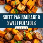 Sheet Pan Sausage and Sweet Potatoes Recipe