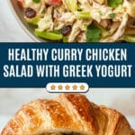 Healthy Curry Chicken Salad with Greek Yogurt Recipe
