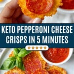 Pepperoni & Cheese Crisps Recipe