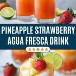 Pineapple Strawberry Agua Fresca Recipe