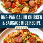 Skillet Cajun Chicken Sausage and Rice Recipe