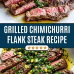 Grilled Chimichurri Flank Steak Recipe