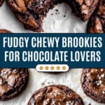 Fudgy Chewy Browkies (Brookies) Recipe