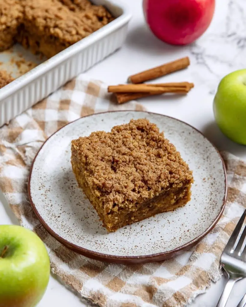 Vegan Apple Cider Coffee Cake Recipe