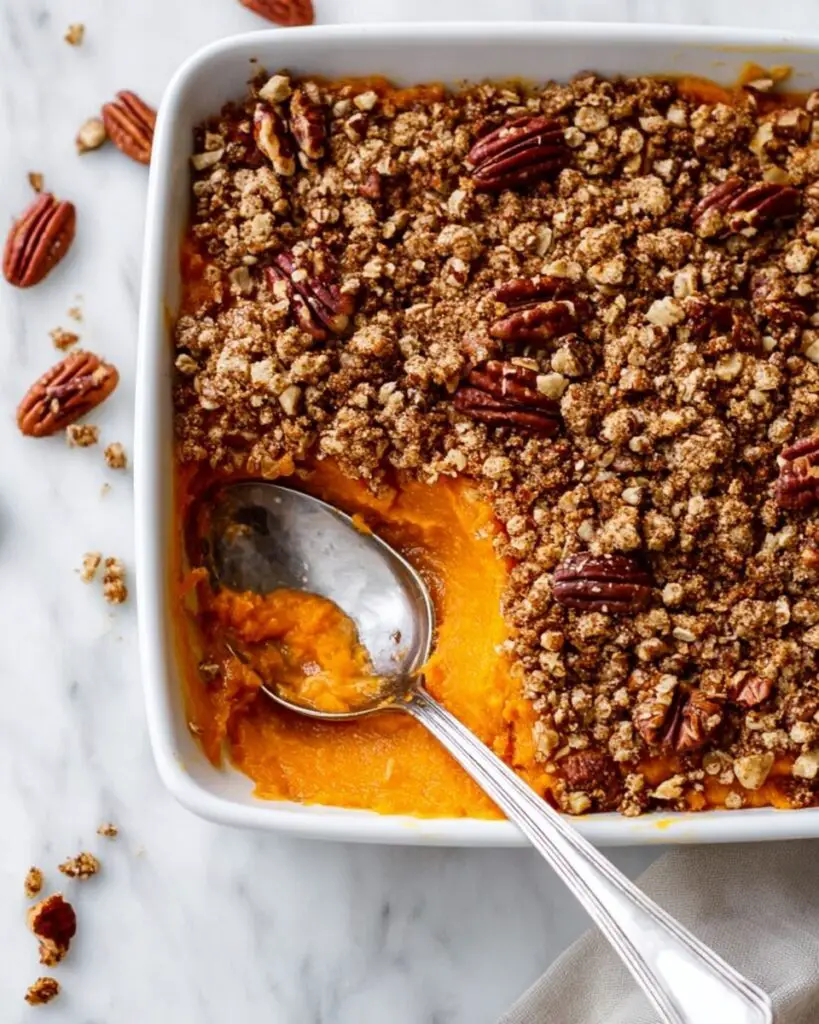 Sweet Potato Casserole with Praline Topping Recipe