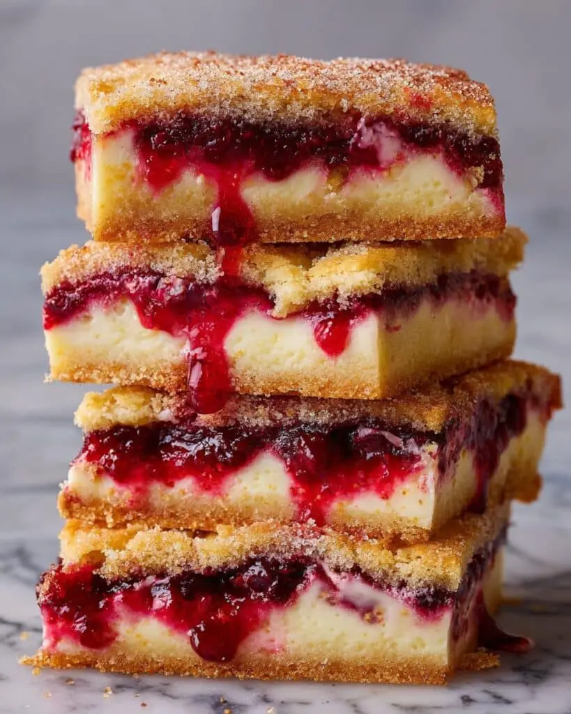 Lemon Cranberry Cheesecake Bars Recipe