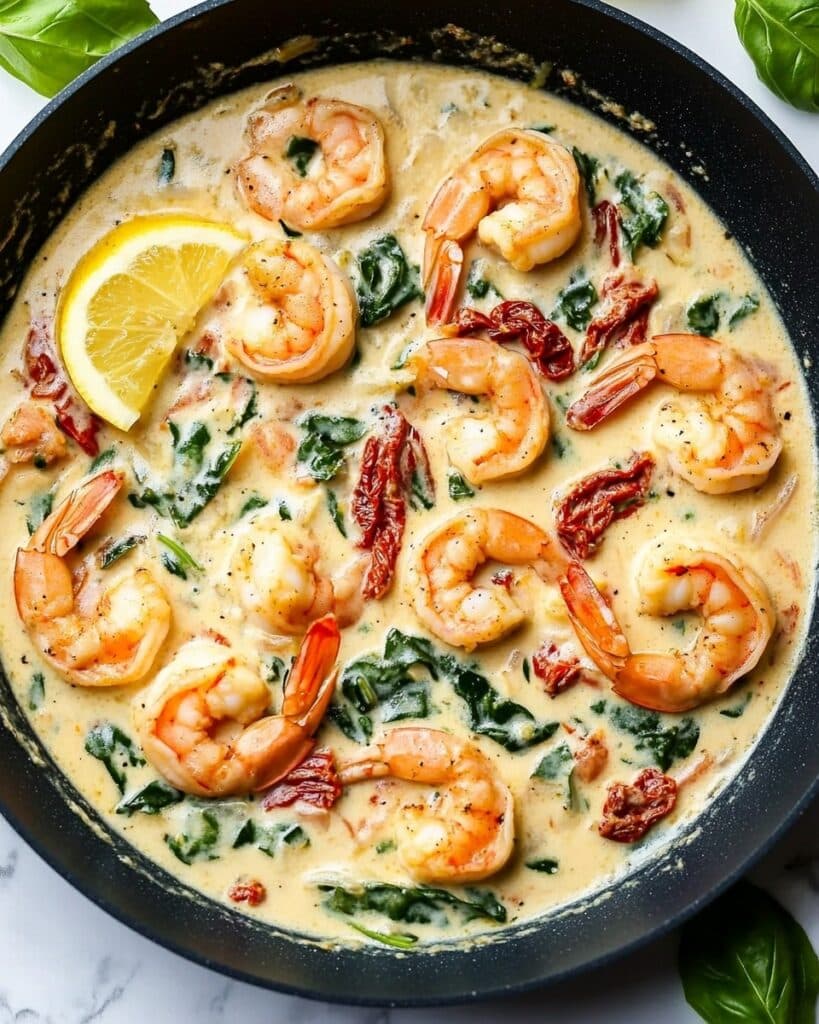 Creamy Tuscan Shrimp Recipe