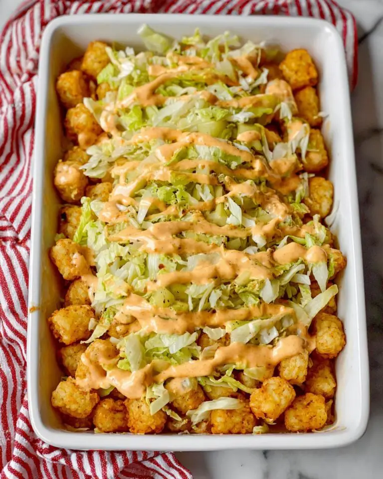 EST Big Mac Casserole with Tater Tots Recipe