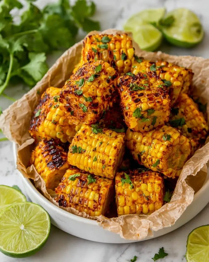 Wingstop-Inspired Spicy Lime Grilled Corn Recipe