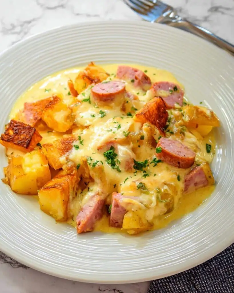 Cheese, Potato and Smoked Sausage Casserole Recipe