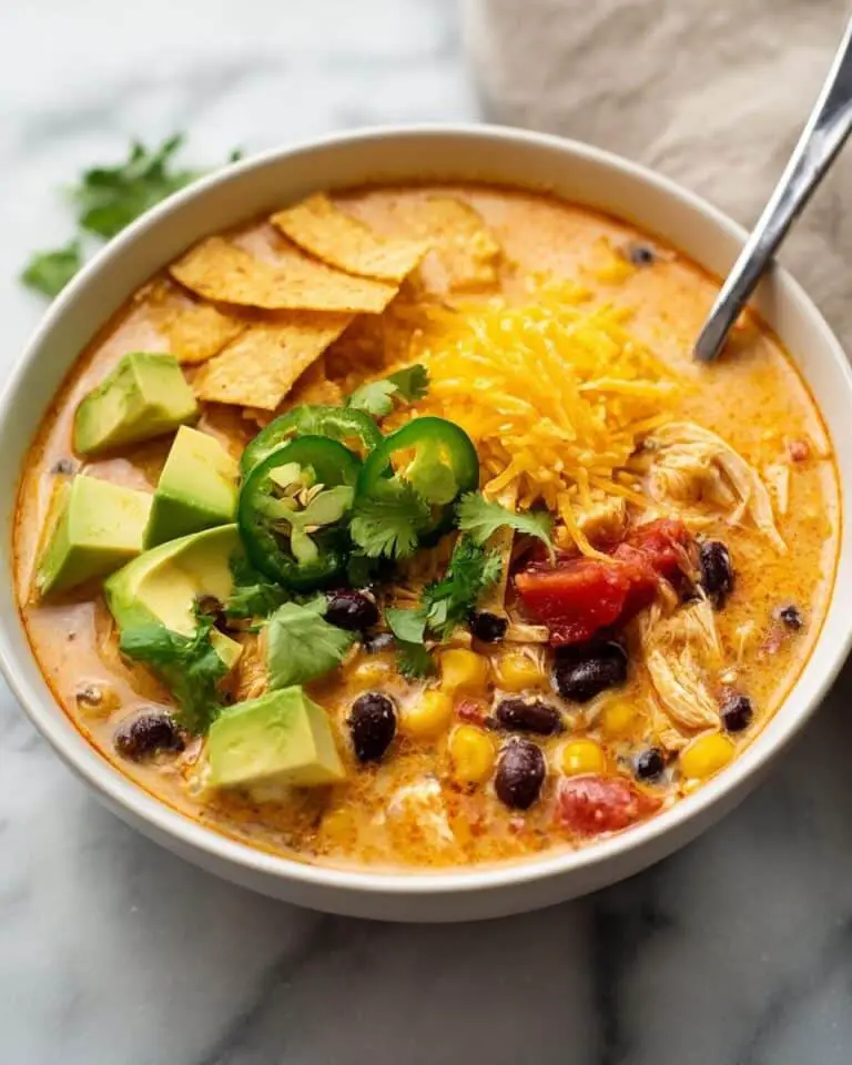 Creamy Chicken Tortilla Soup Recipe
