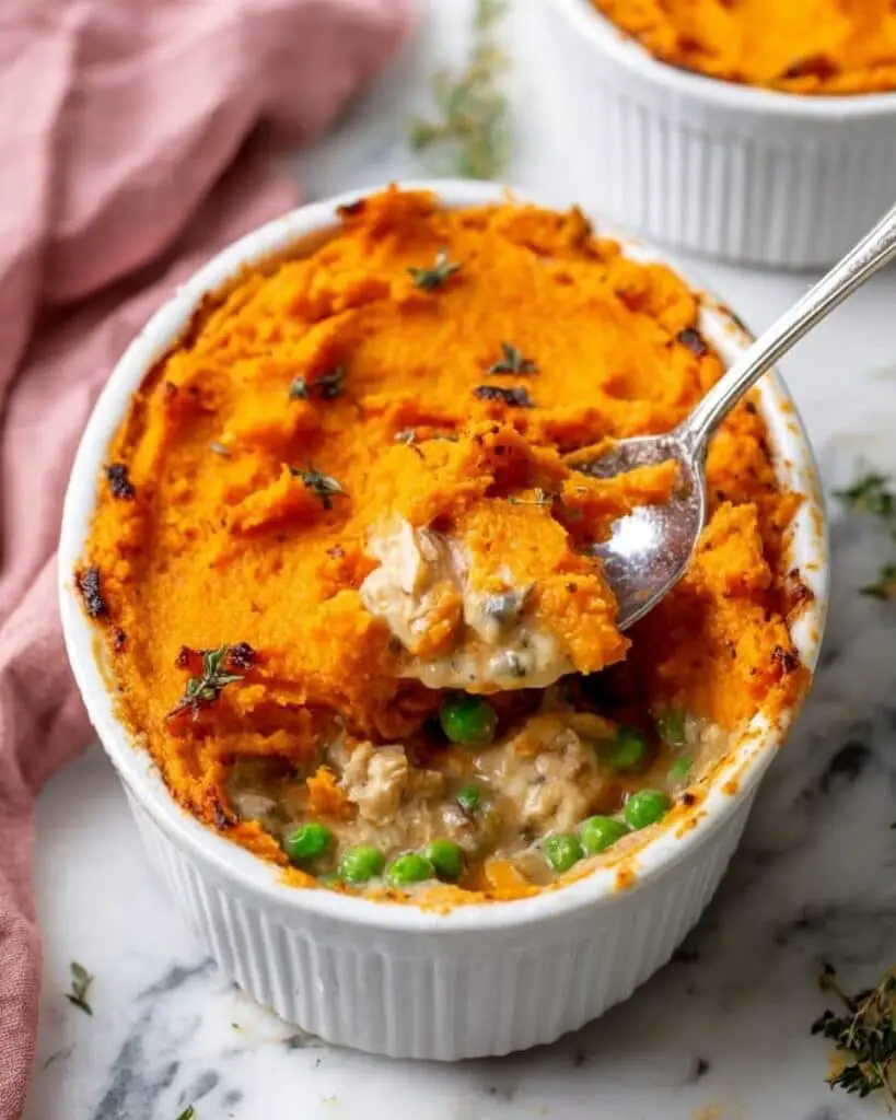 Turkey Mashed Potato Pot Pie Recipe