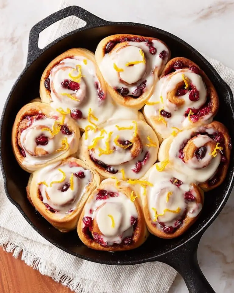 Cranberry Cinnamon Rolls Recipe