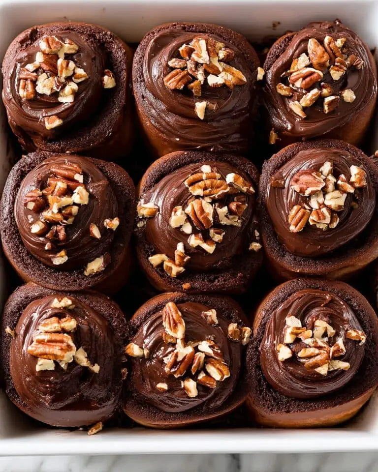 Chocolate Pecan Cinnamon Rolls Recipe
